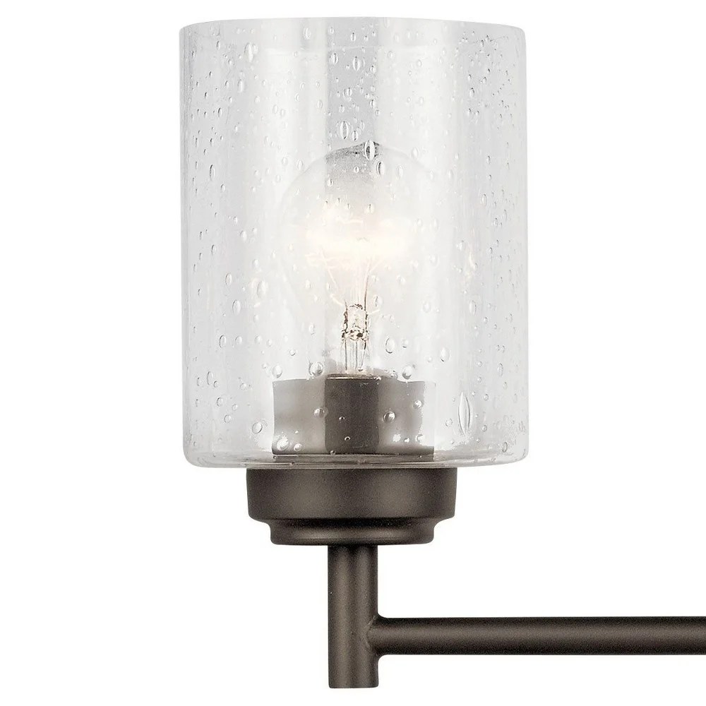 45887OZ Kichler Lighting Winslow - 4 Light Bath Vanity Approved for Damp Locations - with Contemporary inspirations - 30 inches wide-Olde Bronze - Image 3