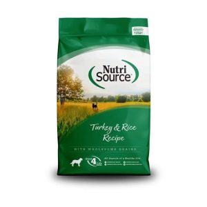 NutriSource For All Life Stages Turkey & Rice Recipe Dog Food 26 lb