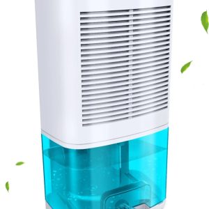 4-Pint Dehumidifier with Drain Hose for Room Home, HopePow Ultra Quiet 3, 500 Sq. ft Coverage Area Energy Saving Efficiency Dehumidifier for Home, Bedroom, Bathroom, Small Room