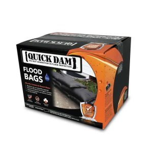Quick Dam Expanding Sandless Sandbag,  12" X 24",  20 bags per case