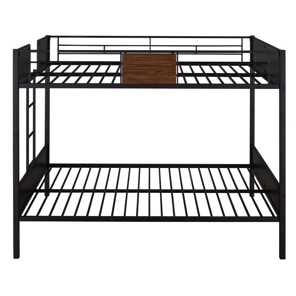 Aukfa Bunk Bed Full over Full, Heavy Duty Metal Bunk Bed for Dorm Bedroom, Black - Image 9