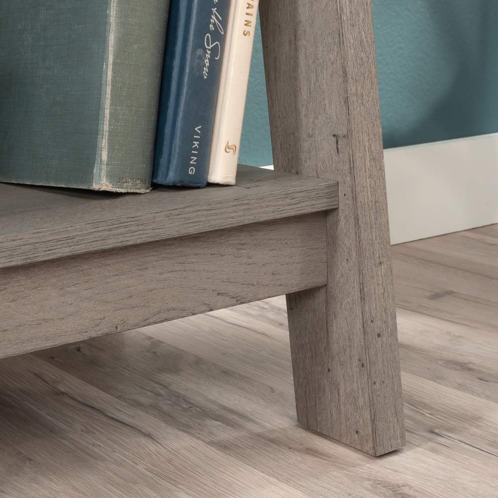 Sauder Trestle 5-Shelf Open Display Bookcase, Mystic Oak Finish - Image 7