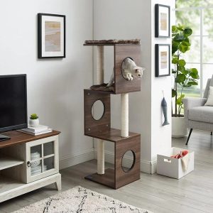 Sam's Pets Sheree 50" Dark Brown Cat Tree