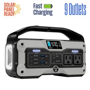 Westinghouse Portable Power Station 183Wh Lithium-Ion Battery,400W with LED Display