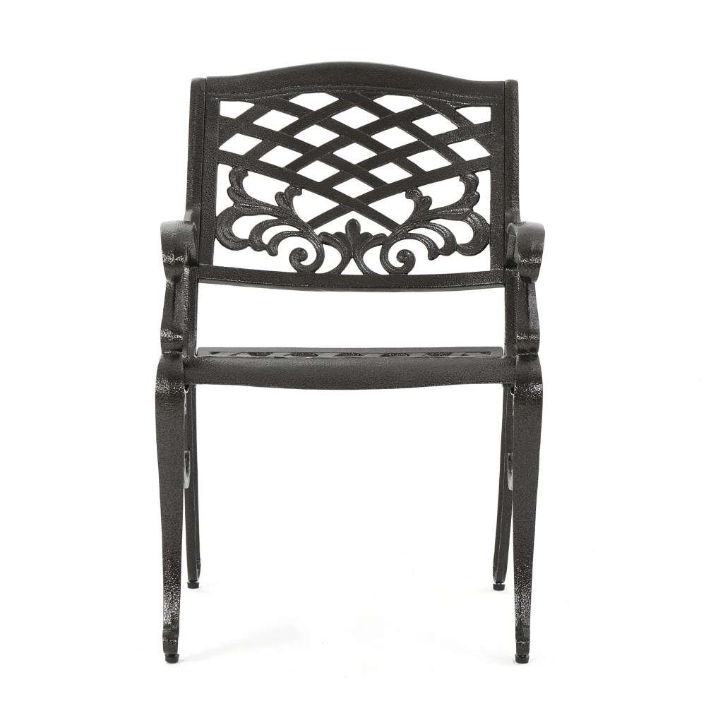 Cast Aluminum Bronze Outdoor Chair (Set of 2) - Image 9