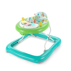 Bright Starts Tiny Trek 2-in-1 Baby Activity Walker, Jungle Vines - Unisex 6 Months