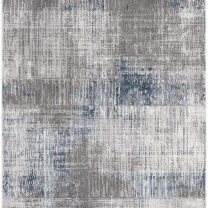 SAFAVIEH Craft Emmet Abstract Area Rug, Grey/Blue, 5'3" x 7'6"