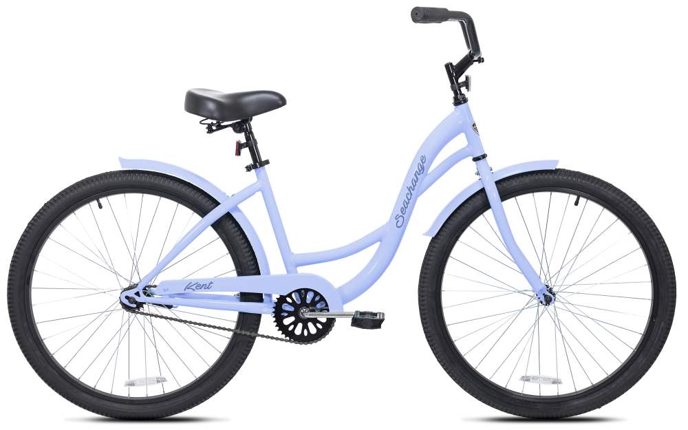 26" Kent Bicycles Adult Ladies Seachange Beach Cruiser Bike, Periwinkle Blue