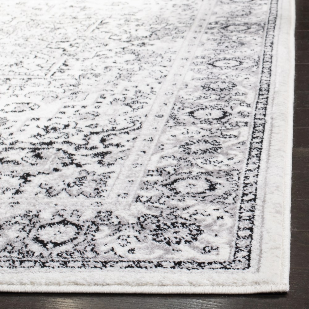 SAFAVIEH Skyler Boniface Floral Area Rug, Grey/Ivory, 5'1" x 7'6" - Image 3