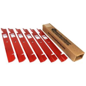 (6) Reaper 60" Hustler Bad Boy Gravely Toro 20.5" Mower Blades Made In USA