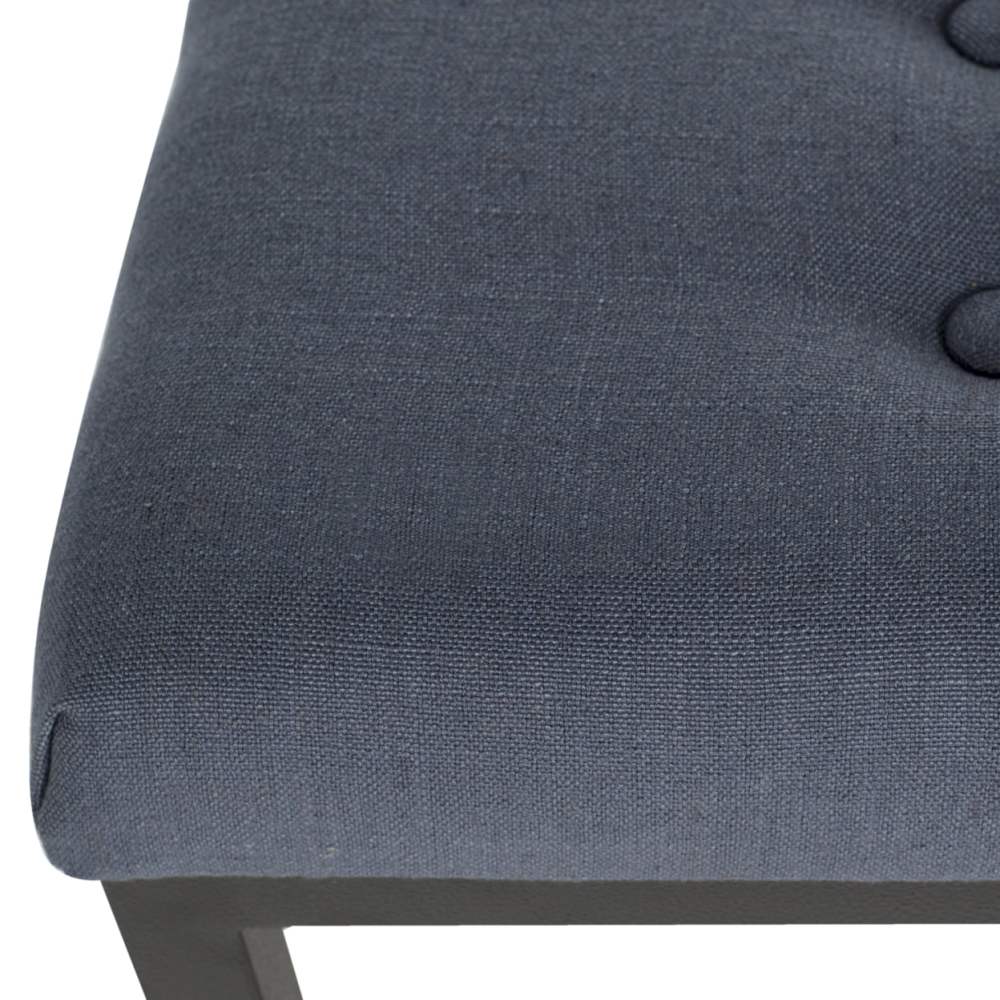 SAFAVIEH Reynolds Bench Navy / Black - Image 7