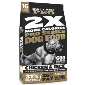 Bully Max Pro Series High Calorie Chicken Flavored Dog Food, 16 lb. Bag