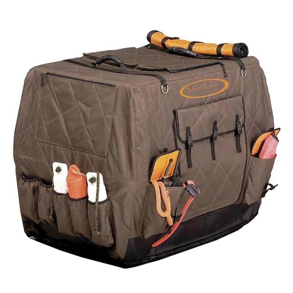 Mud River Water Resistant 32" Dog Kennel Cover, Brown - Image 4