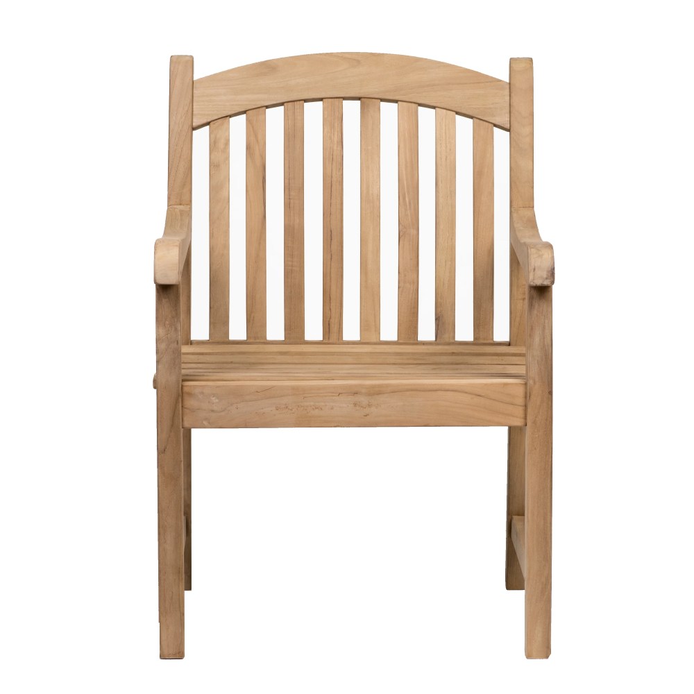 Amazonia Newham Armchair Certified Teak Eco-Friendly for Outdoors and Indoors, Brown - Image 5