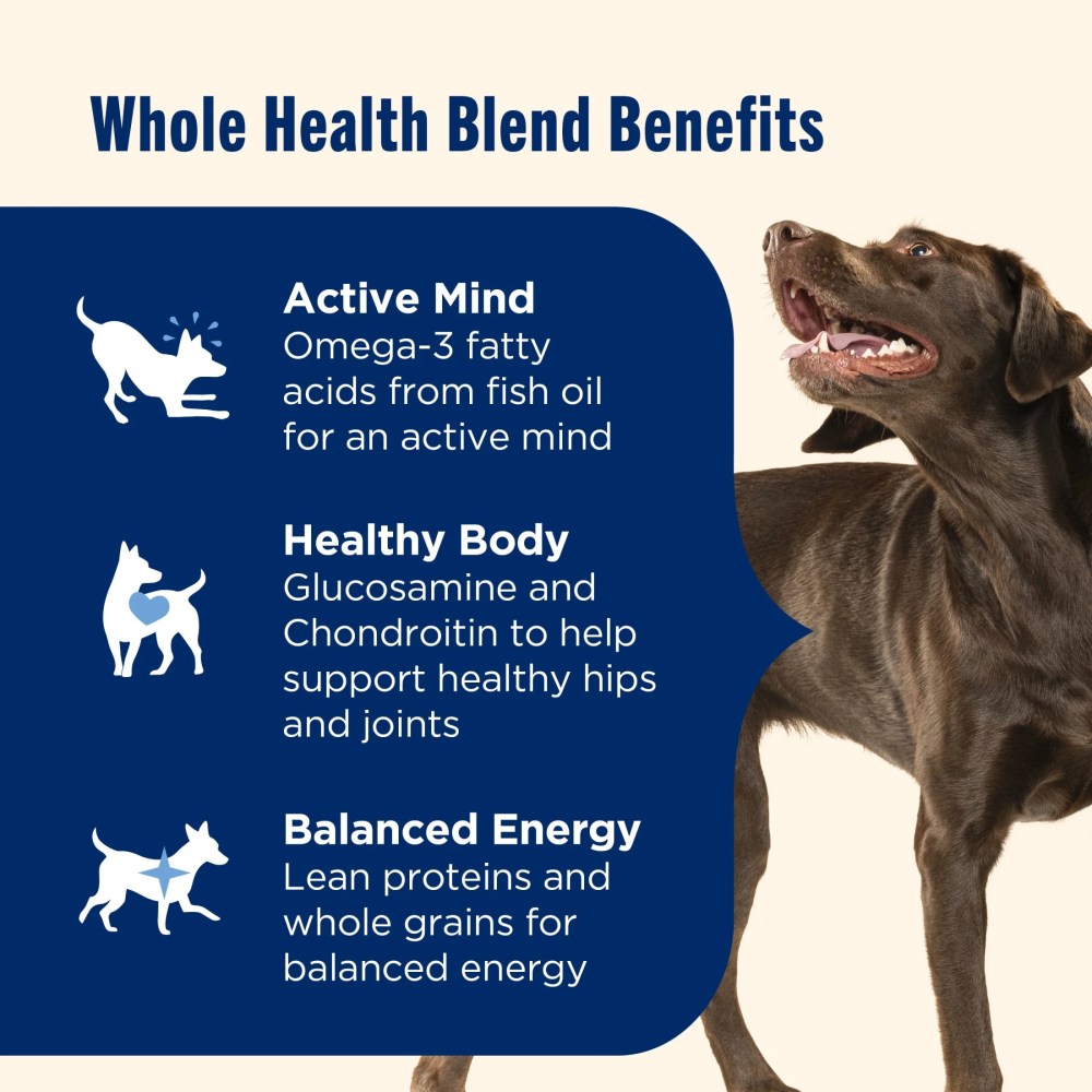 Nutrish Large Breed Real Chicken, Pea, Brown Rice & Carrot Recipe Whole Health Blend Dry Dog Food, 40 lb. Bag (Rachael Ray) - Image 7