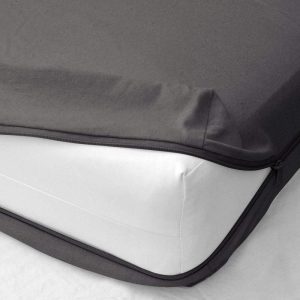 Bedding Begs 400 Thread Count Dark Grey Cotton Bed Sheet, King Deep Pocket