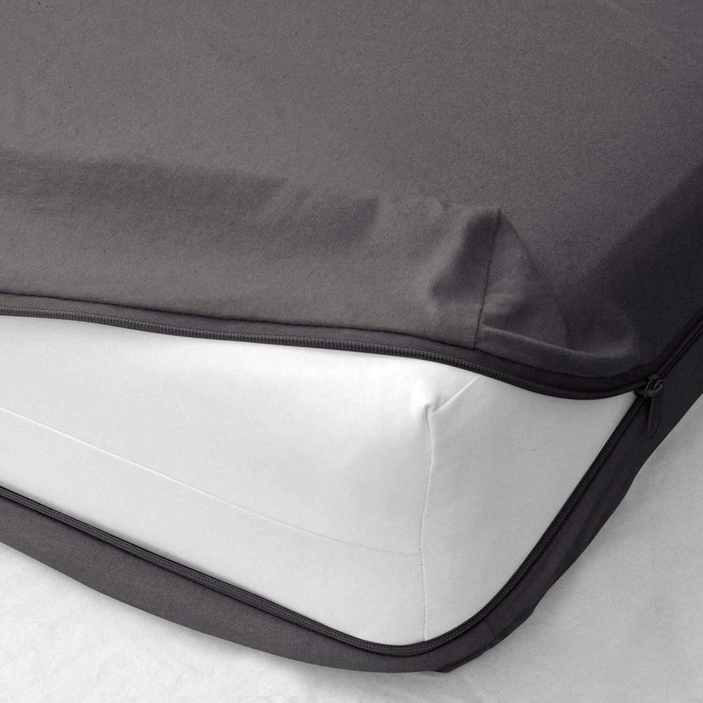 Bedding Begs 400 Thread Count Dark Grey Cotton Bed Sheet, King Deep Pocket