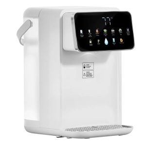 KFFKFF Countertop Instant Hot Water Dispenser with Adjustable Temperatures & Volumes,118oz Detachable Tank,Rapid Heating,Touchscreen Control,and Child Safety Lock for Home Use