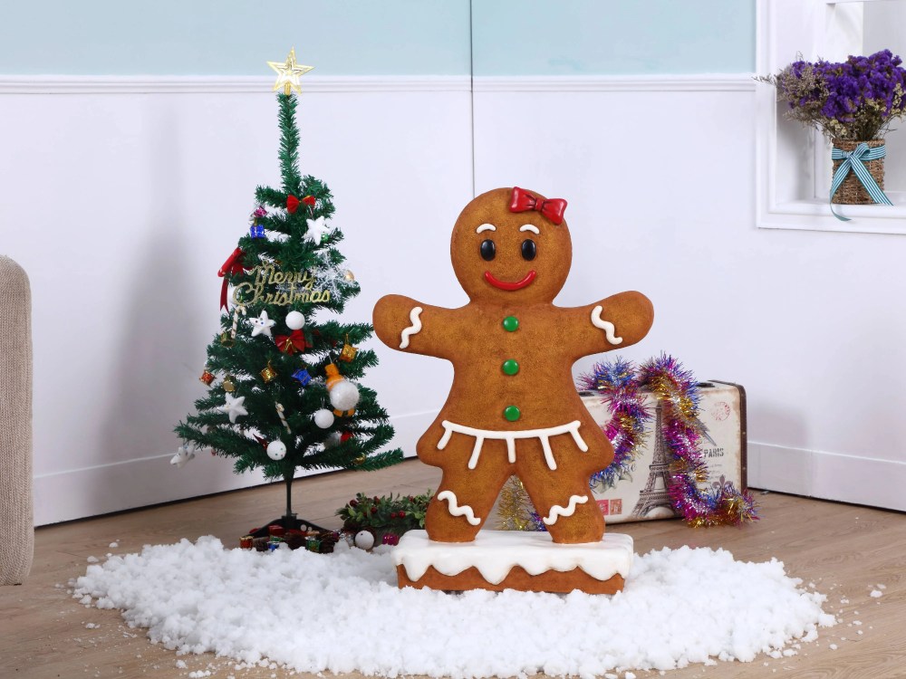 HI-LINE GIFT LTD. GINGERBREAD GIRL STATUE - Image 4