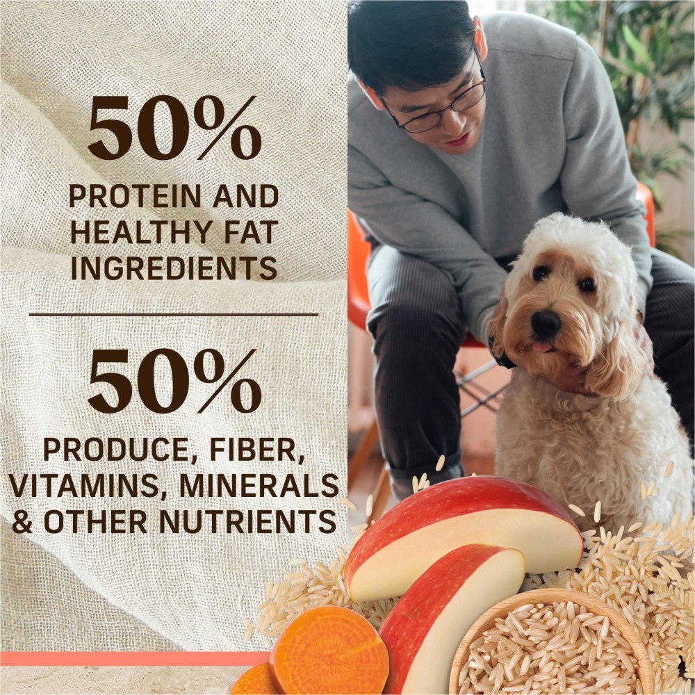 Merrick Healthy Grains Premium Adult Dry Dog Food, Wholesome and Natural Kibble with Salmon and Brown Rice, 25 lb. Bag - Image 3