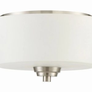 41982-BNK Craftmade Lighting Grace - Two Light Flush Mount - 13 inches wide by 7.5 inches high