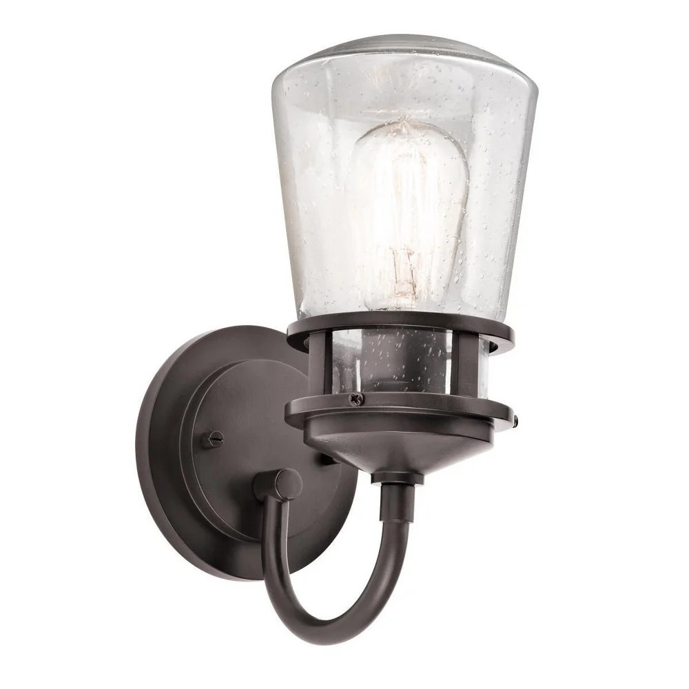 Kichler Lyndon 11 1/4" High Aluminum Outdoor Wall Light - Image 4