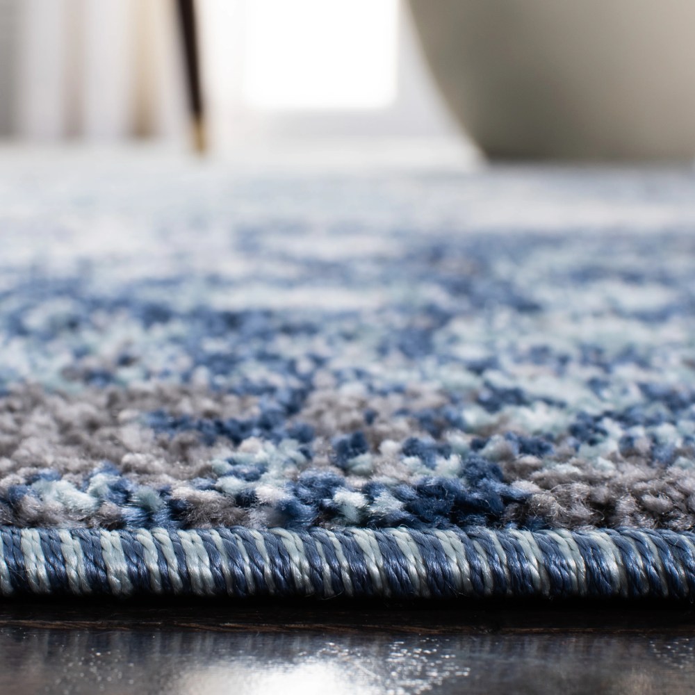 SAFAVIEH Aston Mackenzie Abstract Area Rug, Light Blue/Gray, 5'3" x 7'7" - Image 8