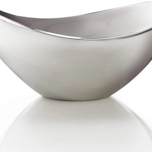 Nambe Metal 11 In. Butterfly Bowl, Silver