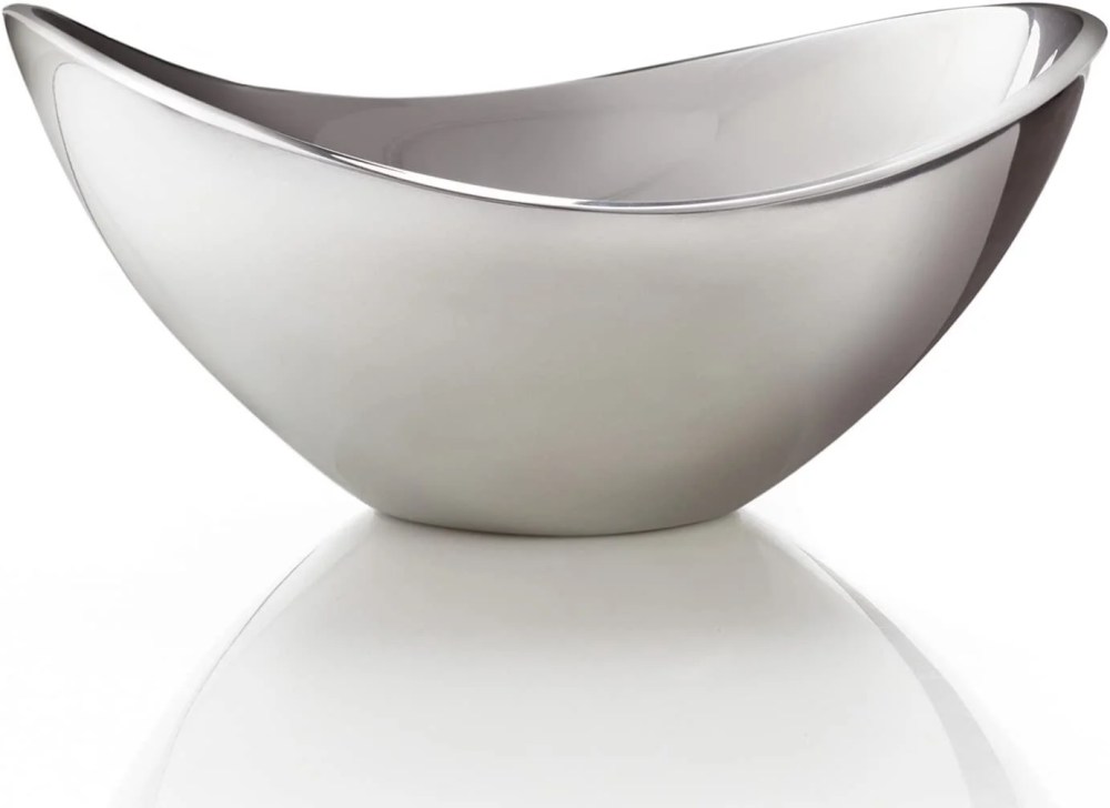 Nambe Metal 11 In. Butterfly Bowl, Silver