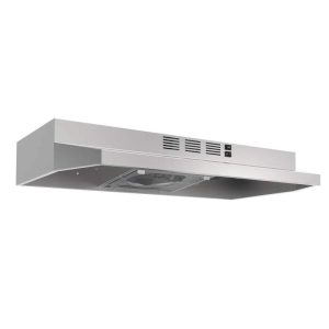 Zomagas 30 inch Under Cabinet Range Hood Kitchen Cooking Vent 230CFM Duct Convertible, Silver