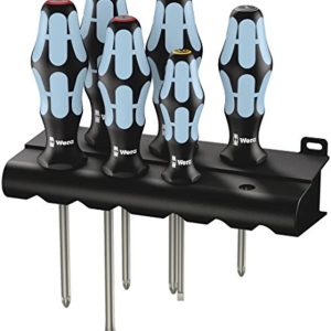 Wera Stainless Steel Screwdriver Set with Rack (6 Piece)