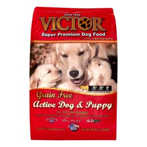 Victor Grain-Free Active Dog & Puppy Formula Dry Dog Food,  30 lb