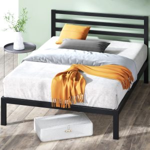 Zinus Mia 38" Metal Platform Bed Frame with Headboard,Twin