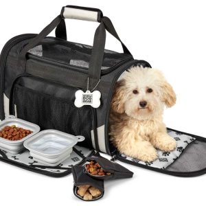 Mobile Dog Gear Pet Carrier Plus, 17"H, Black