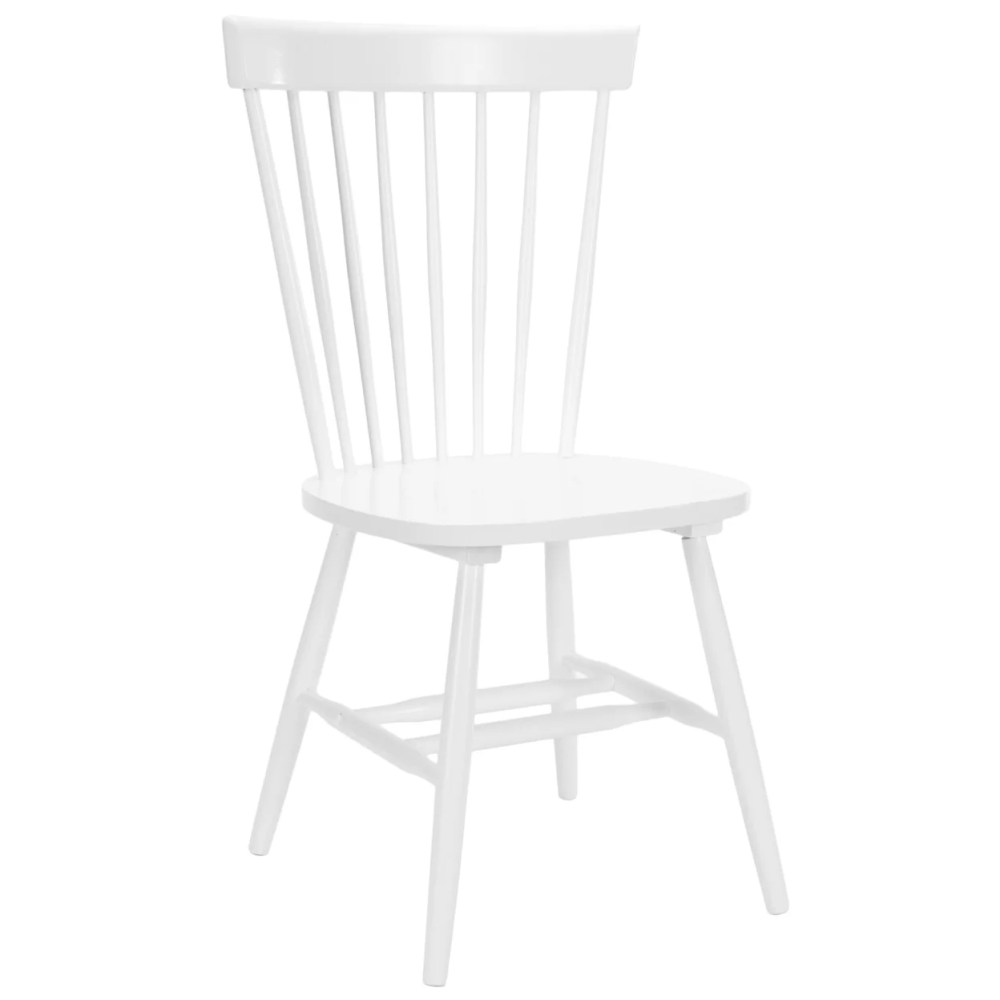 SAFAVIEH Parker 17"H Spindle Dining Chair Set of 2 White - Image 3