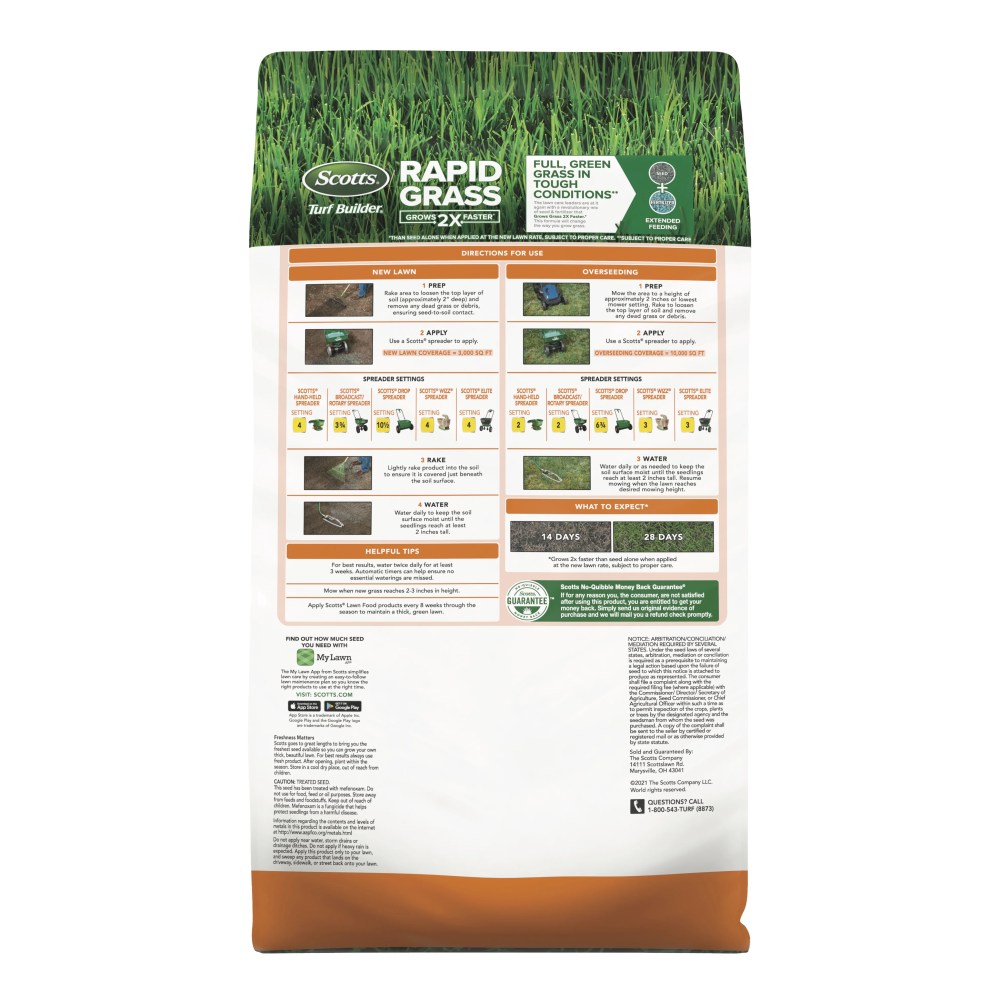 Scotts Turf Builder Rapid Grass Bermudagrass, Grass Seed and Fertilizer, 8 lbs. - Image 11