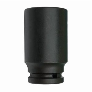 WESTWARD 3/4 in Drive Impact Socket,Deep Socket,Black Oxide,Steel, 1 5/8 in