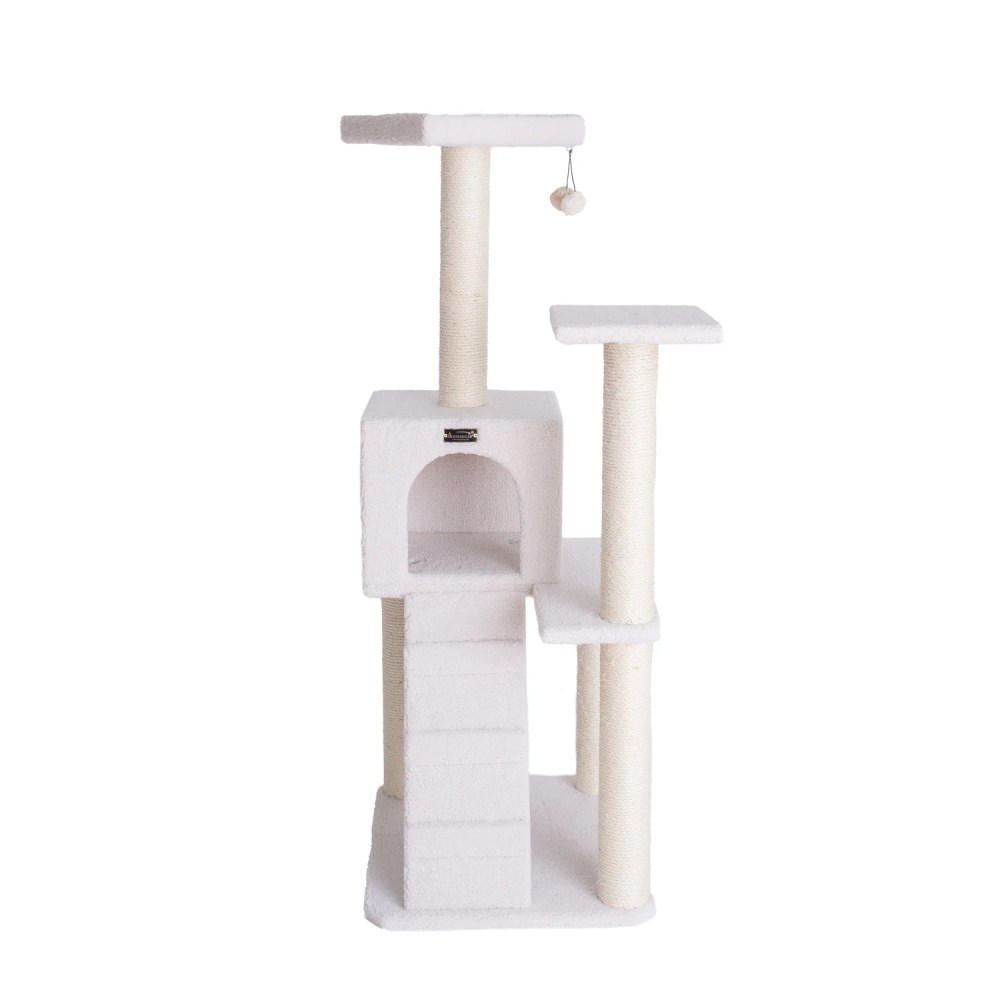 Armarkat Classic Cat tree B5301 53 Inch, Ivory - Image 8