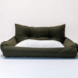 Lucky Dog DRIFT Series Convertible Roll Out Bed 36" - Olive