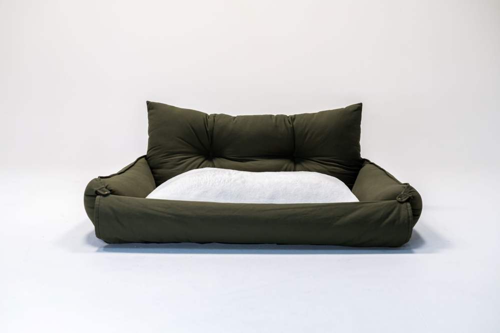 Lucky Dog DRIFT Series Convertible Roll Out Bed 36" - Olive