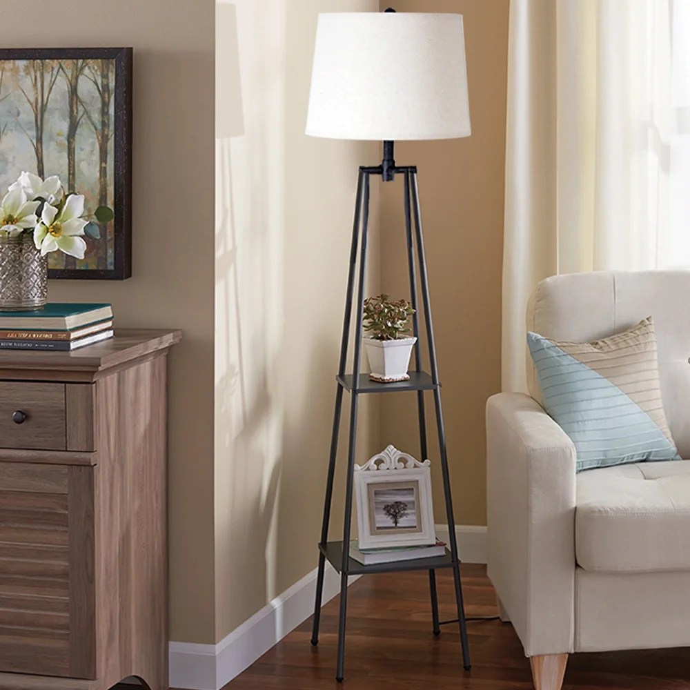 Sawyer Etagere Floor Lamp - Black - Image 12
