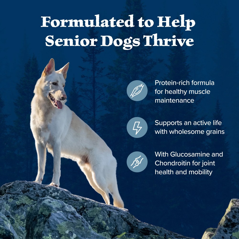 Blue Buffalo Wilderness High-Protein Natural Senior Dry Dog Food, Chicken Recipe, 13-lb. - Image 5