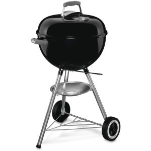 Weber Original Charcoal Grill,  18" Kettle Grill with Lid and Wheels,  Black