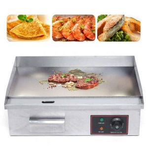 22 in Electric Griddle -Stainless Steel,Temperature Control