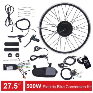 27.5" E-Bike Front Wheel Hub Motor Electric Bicycle Motor Conversion Kit 500W 36V
