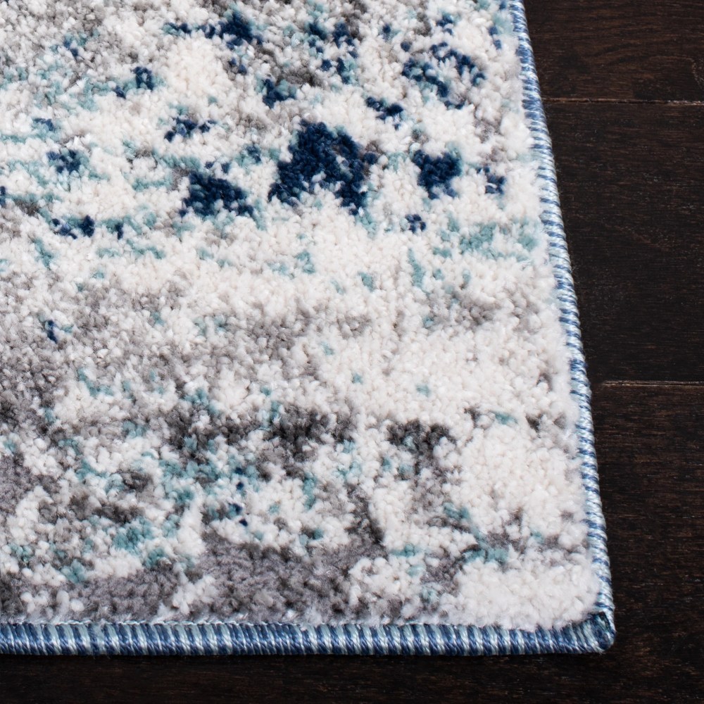 SAFAVIEH Aston Mackenzie Abstract Area Rug, Light Blue/Gray, 5'3" x 7'7" - Image 7