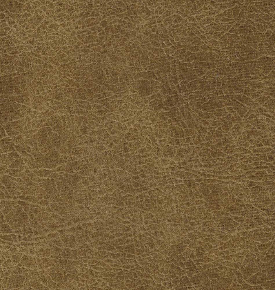 HomePop Draper 58" Large Ottoman with Button Tufting, Light Brown Faux Leather - Image 6