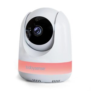 Add On Camera for Babysense Video Baby Monitor MaxView, Remote Pan Tilt Zoom, Two-Way Talk-Back Audio, Long Range, Night Vision, RGB Night Light, Lullabies, Temperature Monitoring