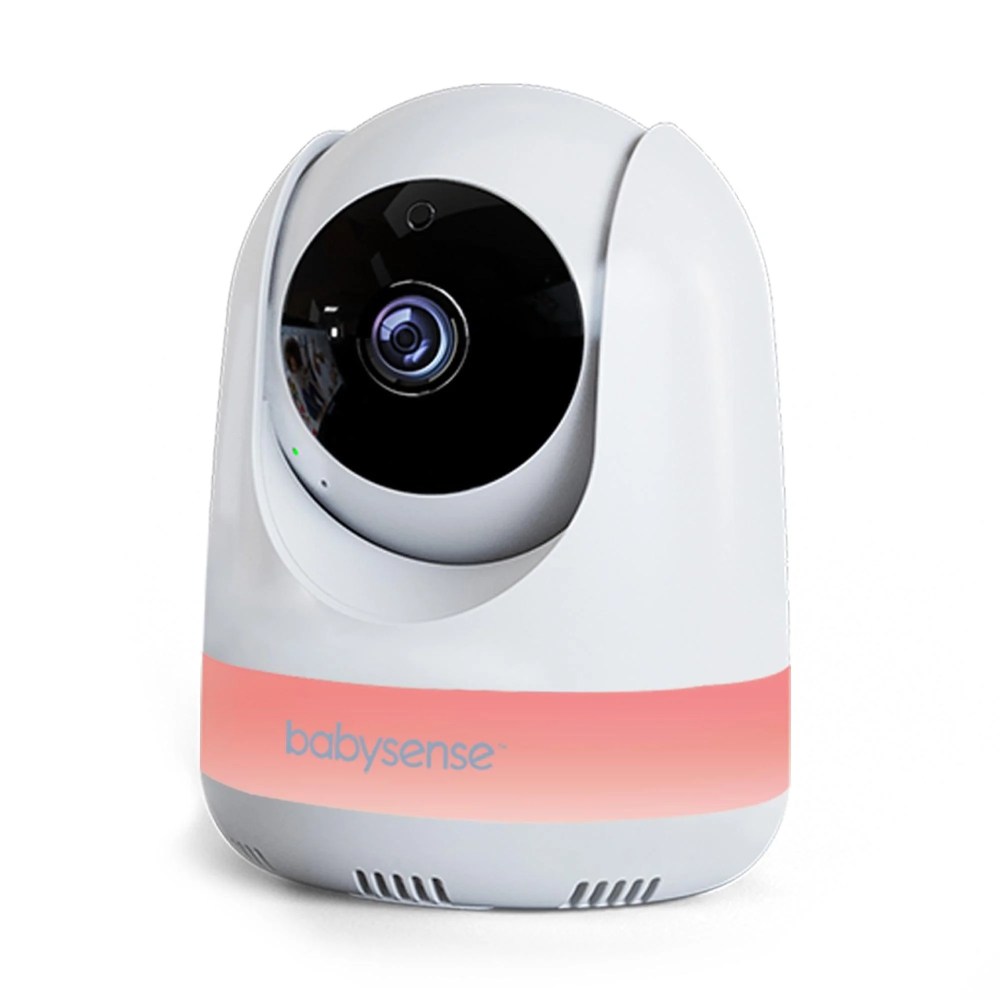 Add On Camera for Babysense Video Baby Monitor MaxView, Remote Pan Tilt Zoom, Two-Way Talk-Back Audio, Long Range, Night Vision, RGB Night Light, Lullabies, Temperature Monitoring