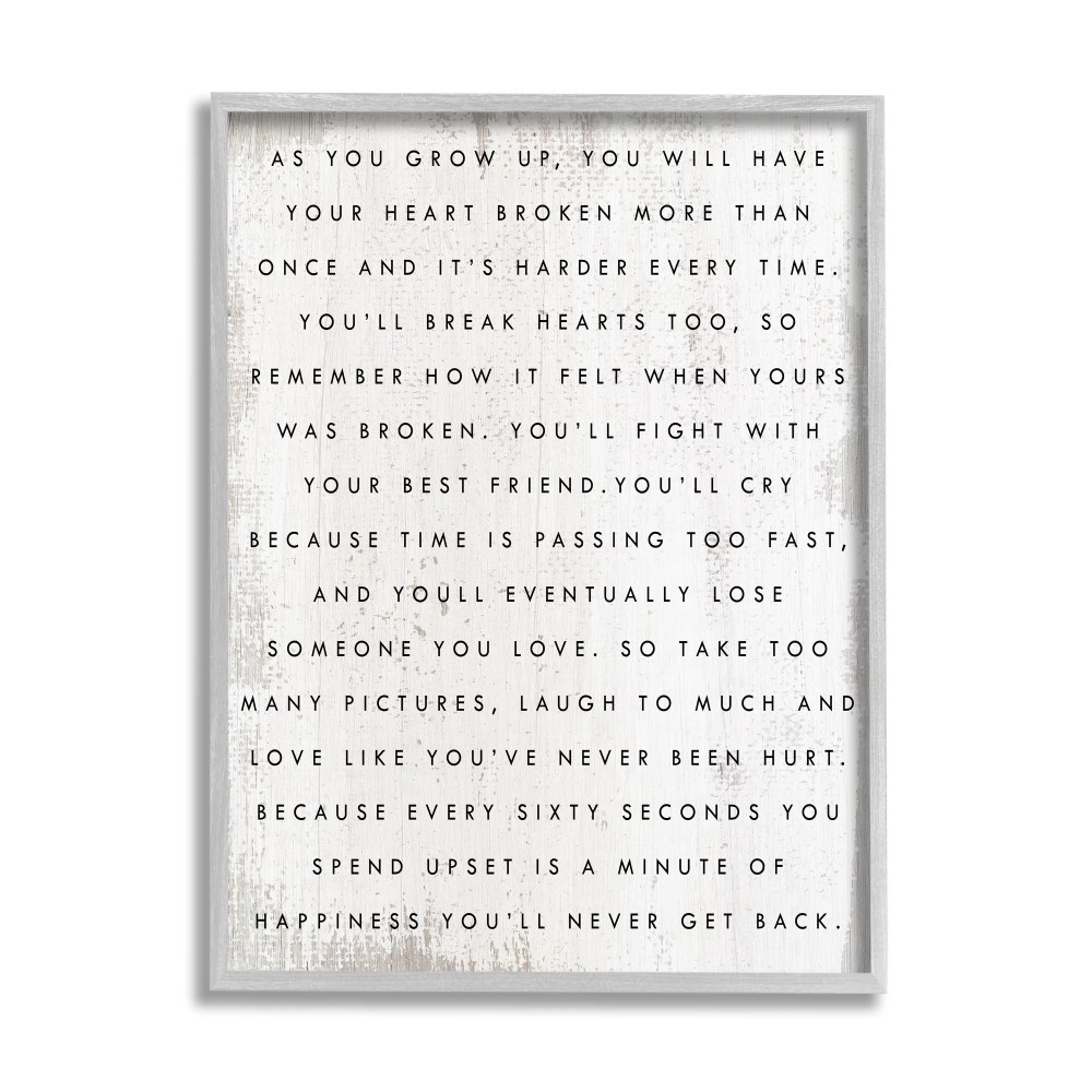 Stupell Industries Sixty Seconds Upset Motivational Happiness Phrase Rustic Pattern, 24 x 30, Design by Daphne Polselli - Image 4